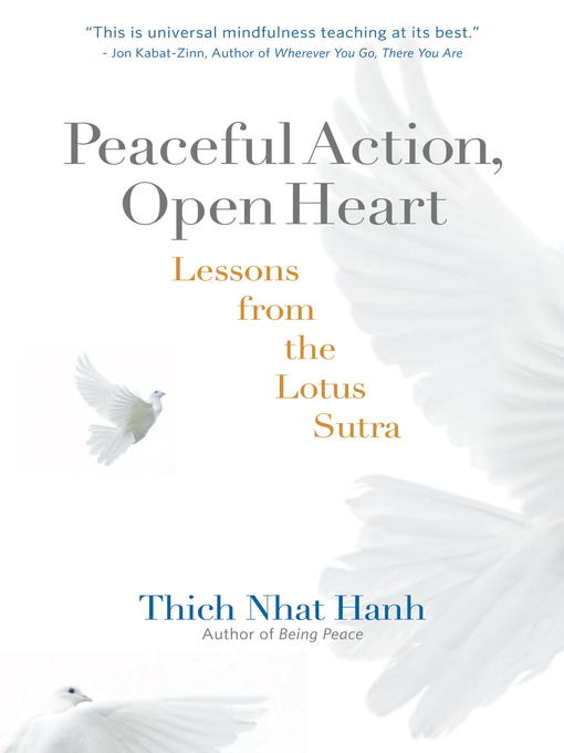 Title details for Peaceful Action, Open Heart by Thich Nhat Hanh - Wait list